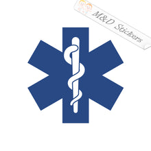 2x EMS Emergency team Vinyl Decal Sticker Different colors & size for Cars/Bikes/Windows