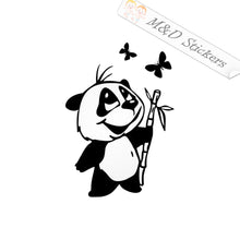 2x Cute panda Vinyl Decal Sticker Different colors & size for Cars/Bikes/Windows