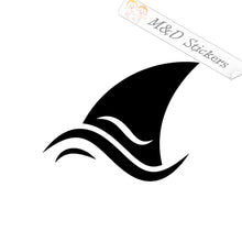 Shark fin (4.5" - 30") Vinyl Decal in Different colors & size for Cars/Bikes/Windows