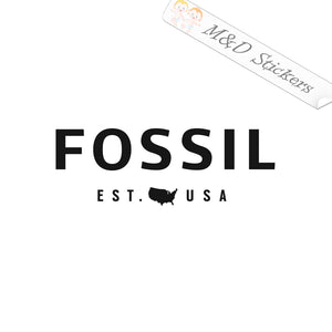 Fossil Logo (4.5" - 30") Vinyl Decal in Different colors & size for Cars/Bikes/Windows