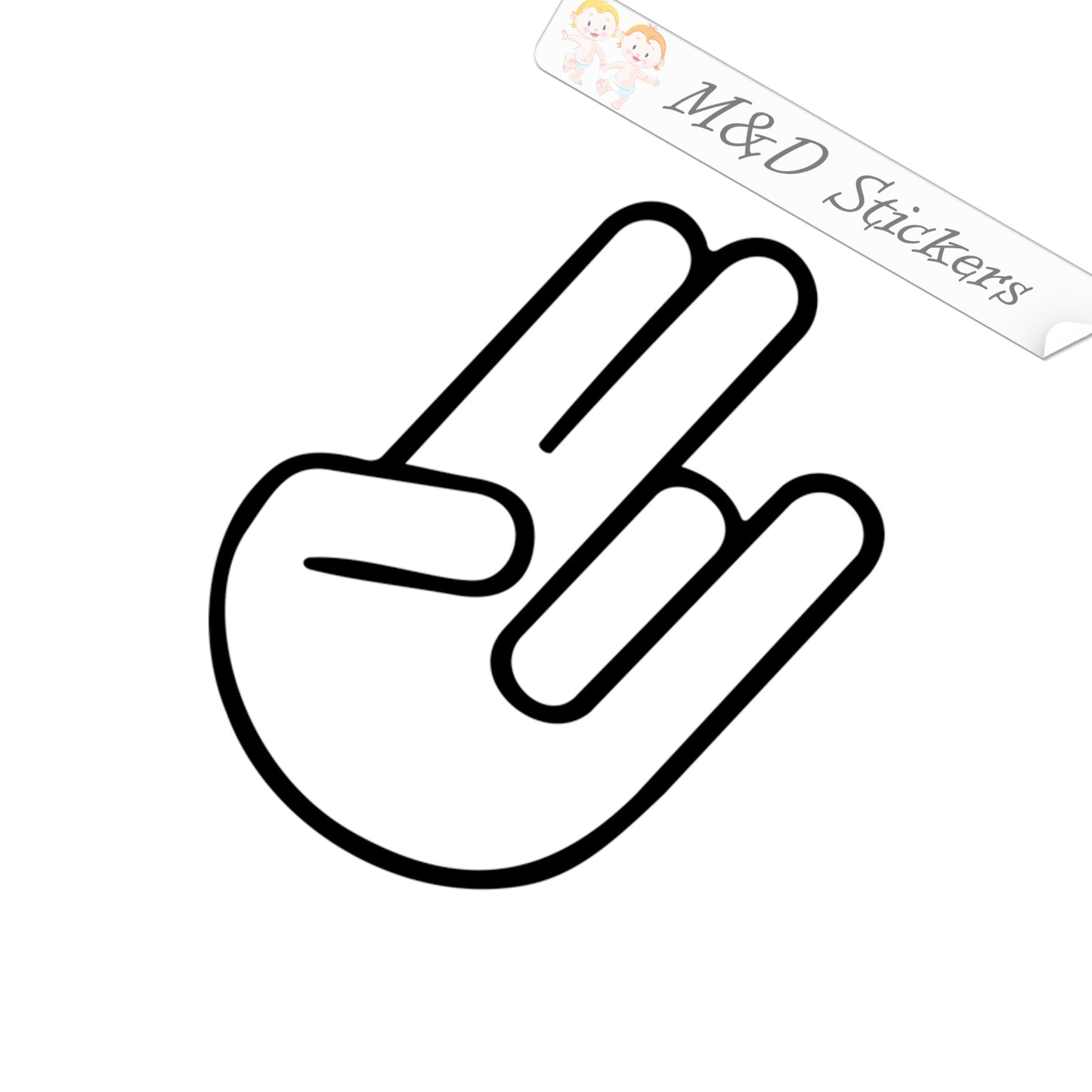 2x Shocker Vinyl Decal Sticker Different colors & size for Cars/Bikes/Windows