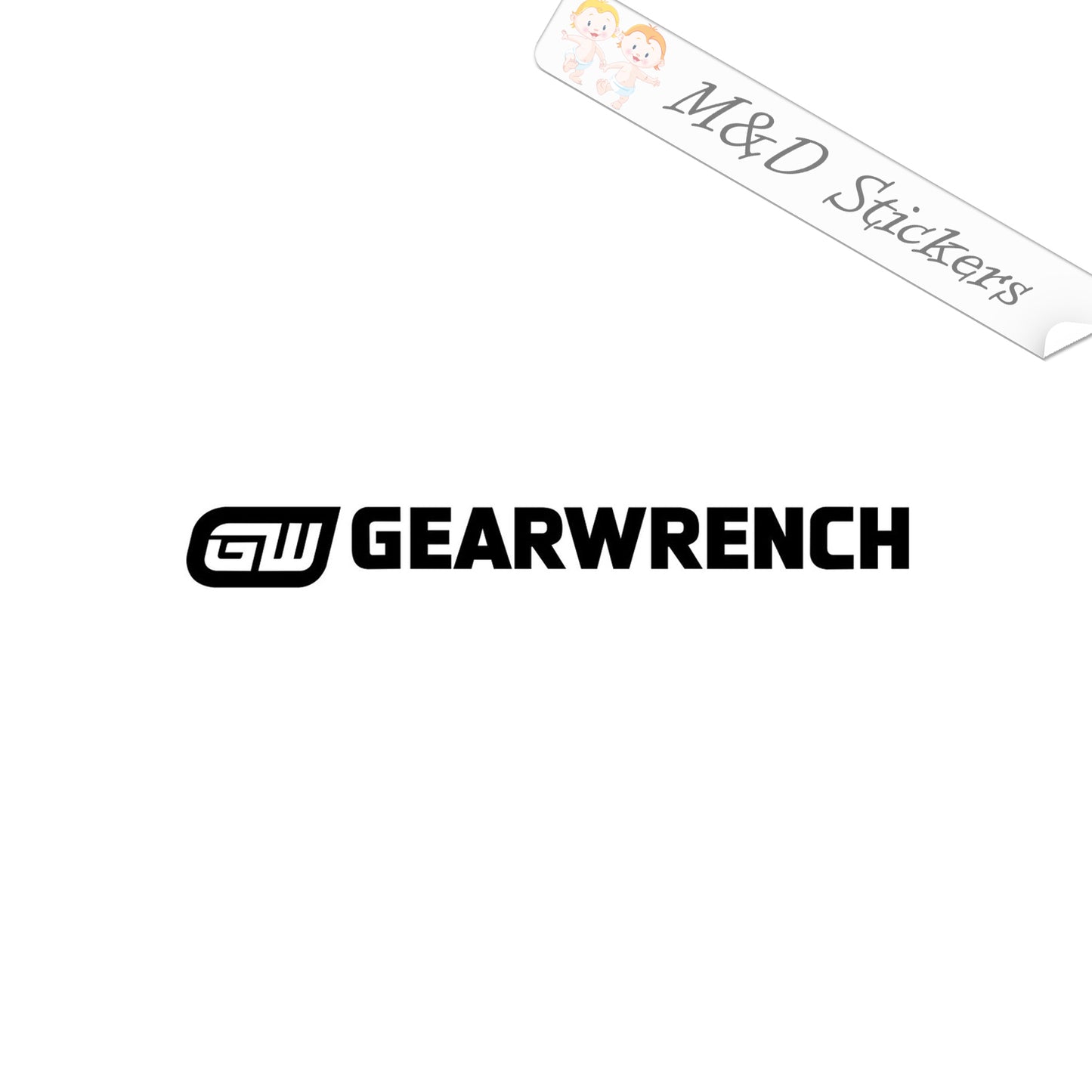 Gearwrench Tools Logo (4.5" - 30") Vinyl Decal in Different colors & size for Cars/Bikes/Windows