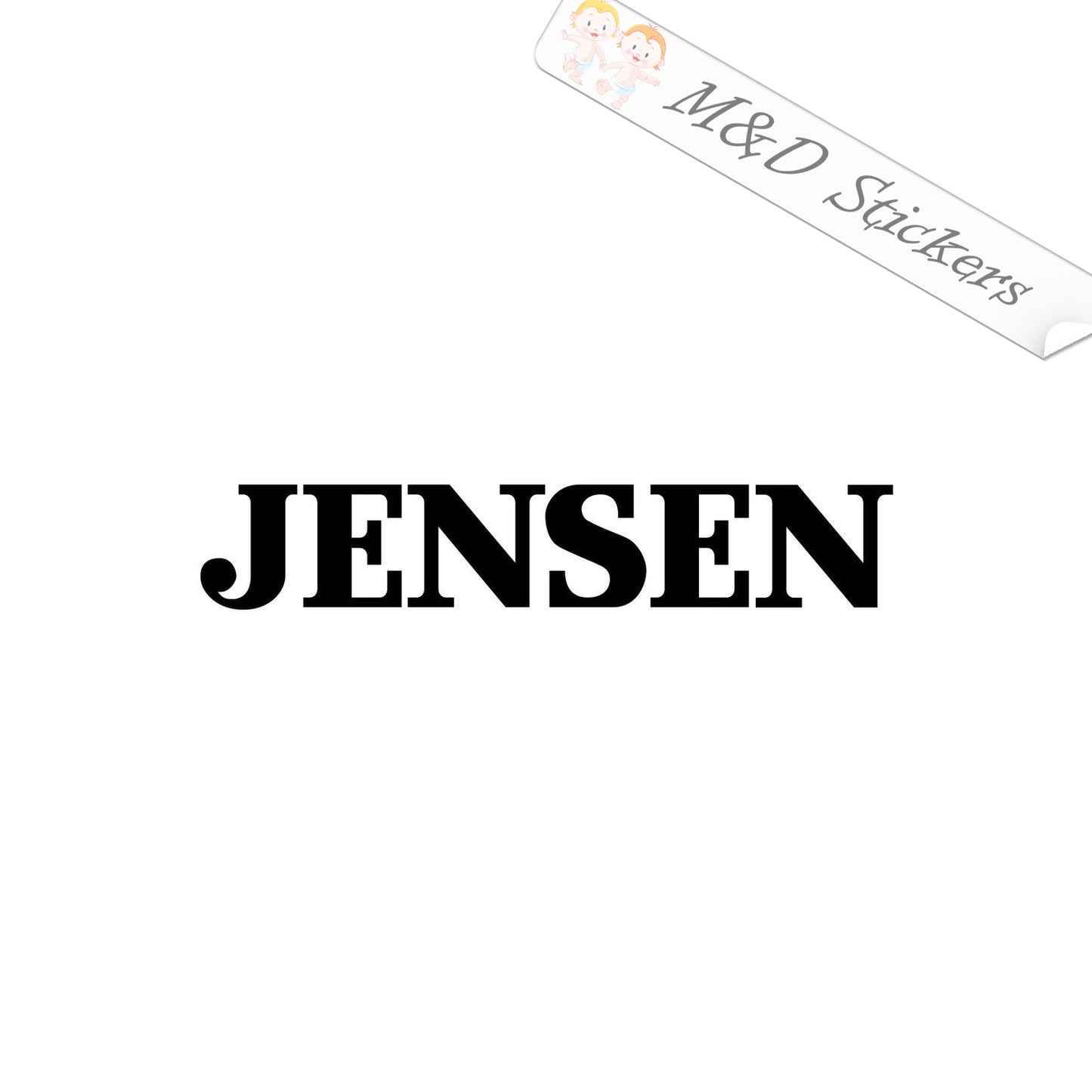 2x Jensen Vinyl Decal Sticker Different colors & size for Cars/Bikes/Windows