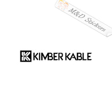 2x Kimber Kable Vinyl Decal Sticker Different colors & size for Cars/Bikes/Windows