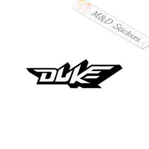 2x KTM Duke Logo Vinyl Decal Sticker Different colors & size for Cars/Bikes/Windows