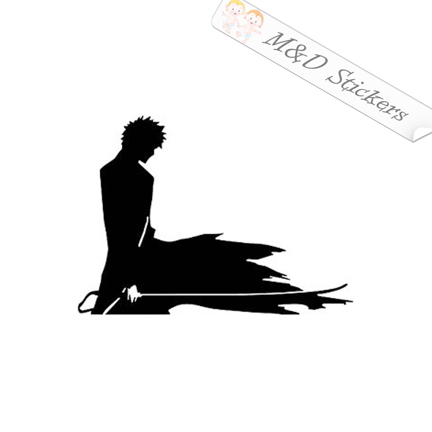 2x Bleach Ichigo Vinyl Decal Sticker Different colors & size for Cars/Bikes/Windows