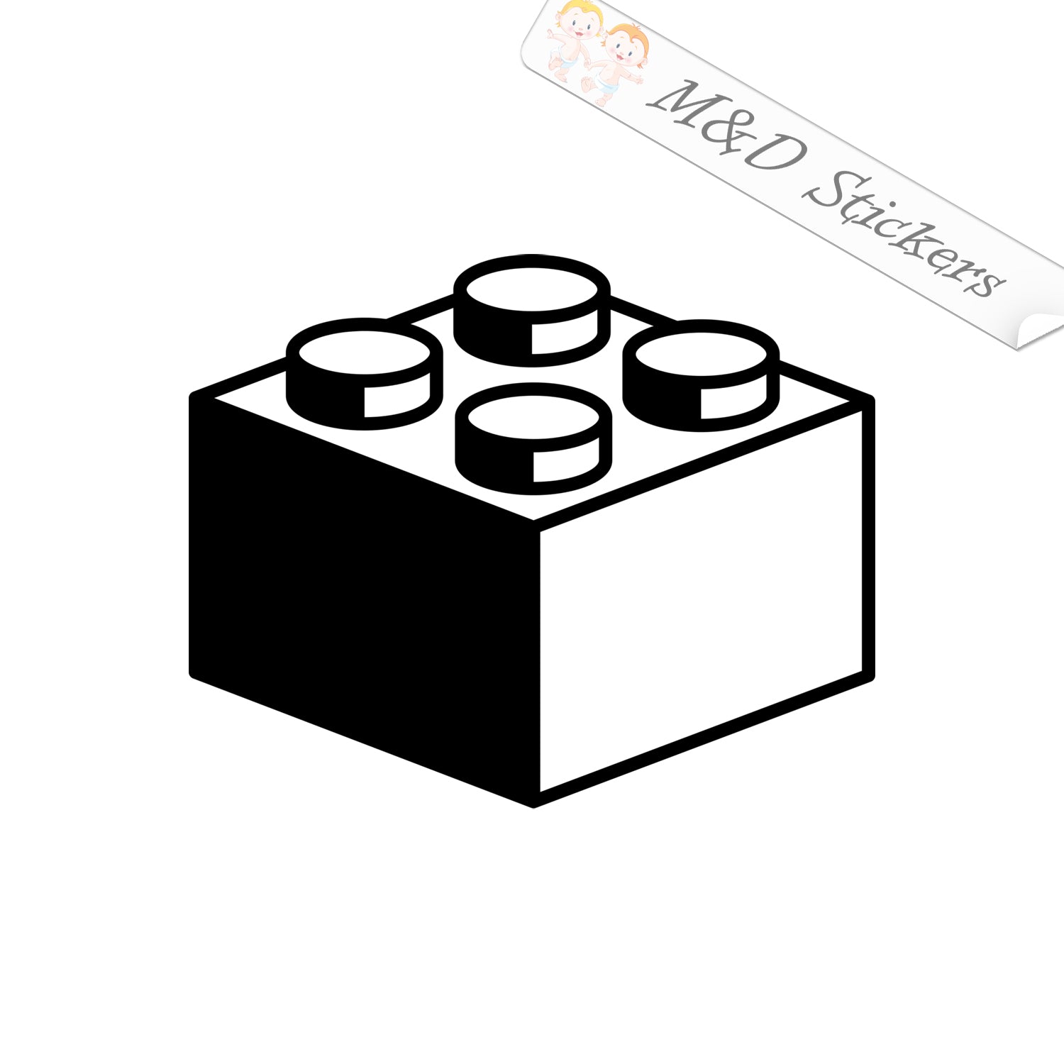 lego block black and white