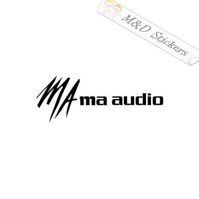2x ma Audio Vinyl Decal Sticker Different colors & size for Cars/Bikes/Windows