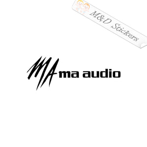 2x ma Audio Vinyl Decal Sticker Different colors & size for Cars/Bikes/Windows