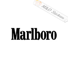 Marlboro cigarettes script (4.5" - 30") Vinyl Decal in Different colors & size for Cars/Bikes/Windows