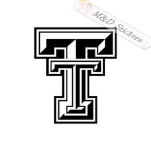 2x Texas Tech TT Red Raiders Logo Vinyl Decal Sticker Different colors & size for Cars/Bikes/Windows