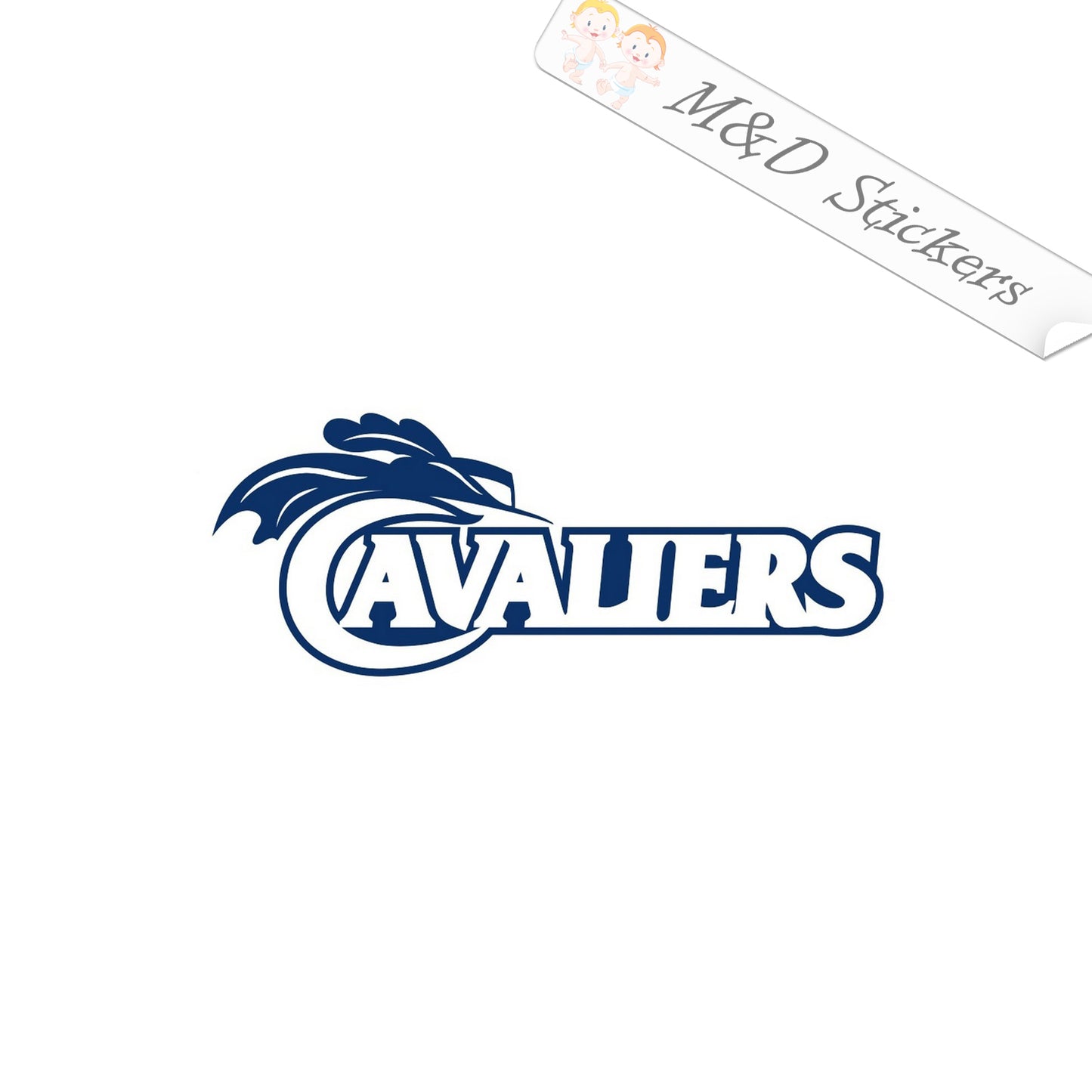 2x Virginia Cavaliers UVA Logo Vinyl Decal Sticker Different colors & size for Cars/Bikes/Windows