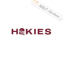 2x Virginia Tech Hokies Vinyl Decal Sticker Different colors & size for Cars/Bikes/Windows