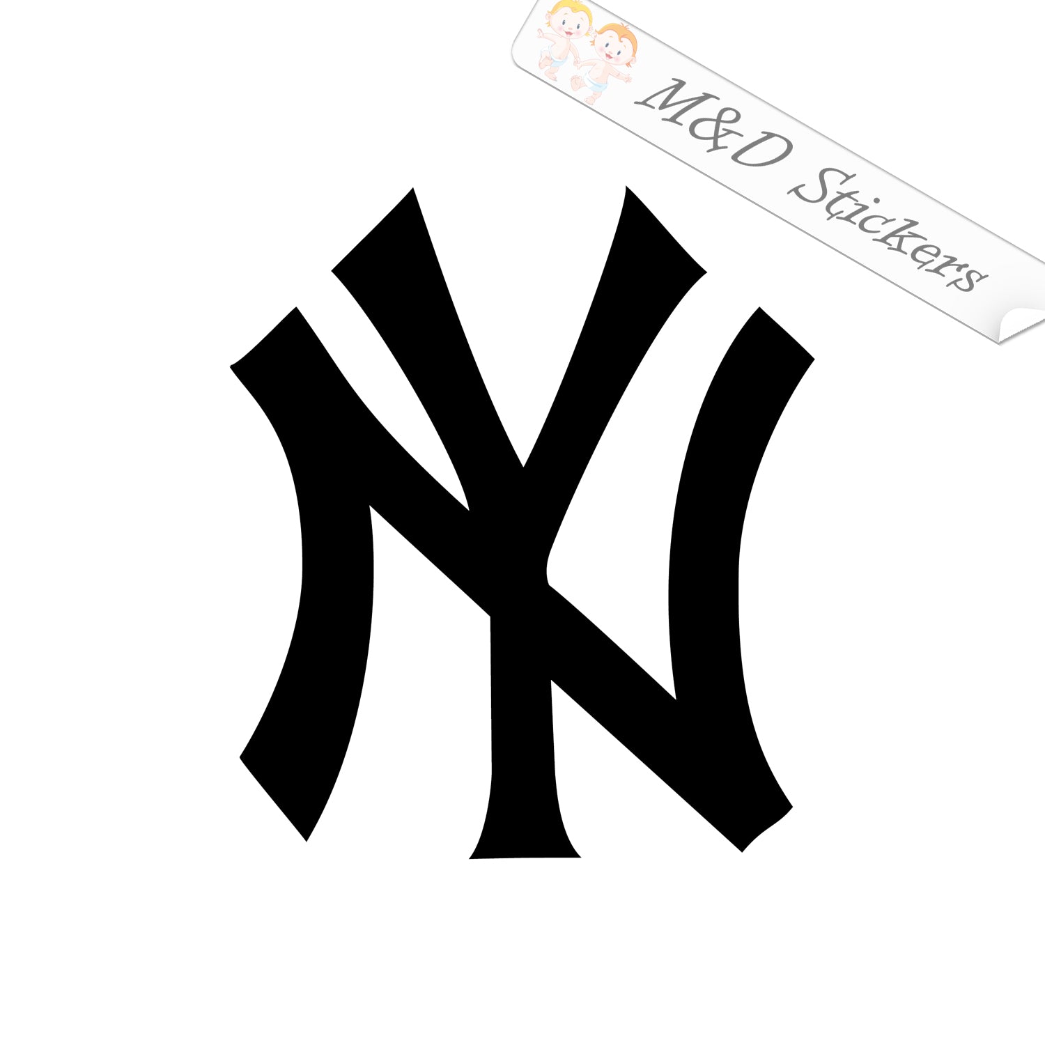 New York Yankees Vinyl Decals Phone Laptop NY Small Stickers Set of 8 –  Kandy Vinyl Shop