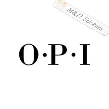 OPI Nail Lacquer Logo (4.5" - 30") Vinyl Decal in Different colors & size for Cars/Bikes/Windows