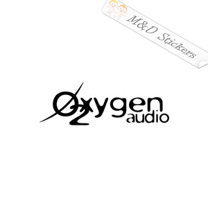2x Oxygen 02 Vinyl Decal Sticker Different colors & size for Cars/Bikes/Windows