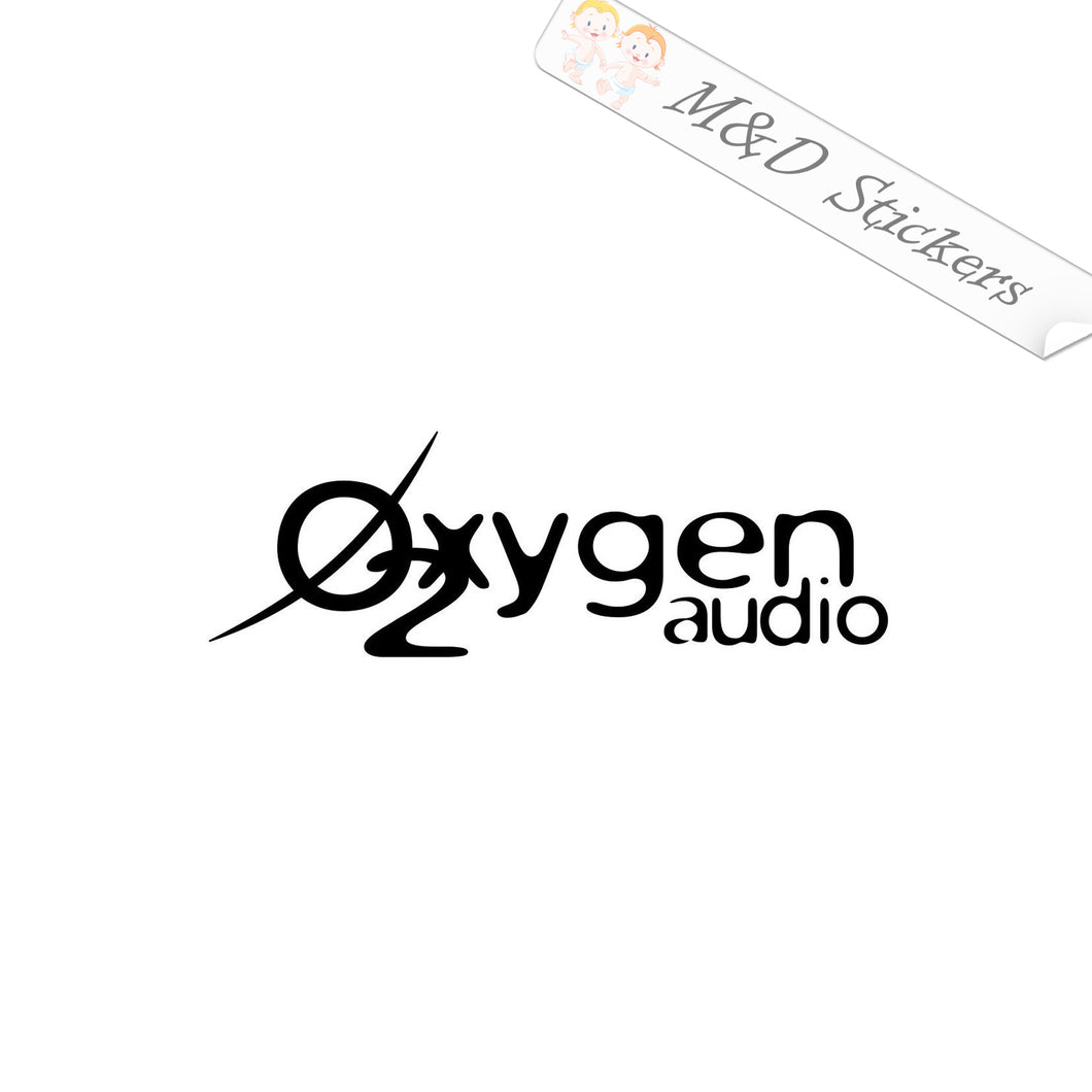 2x Oxygen 02 Vinyl Decal Sticker Different colors & size for Cars/Bikes/Windows