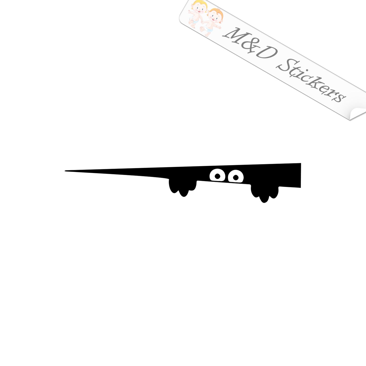 Auto Car Truck SUV Vinyl Decal Peekmonster Laptop Window 15"x2.5"