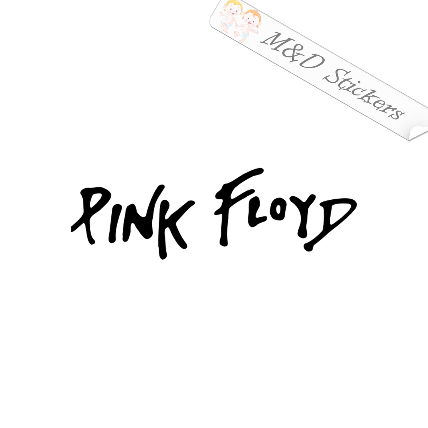 Pink Floyd Logo (4.5" - 30") Vinyl Decal in Different colors & size for Cars/Bikes/Windows