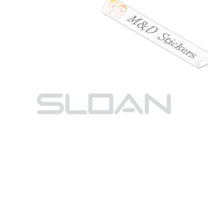 2x Sloan Logo Vinyl Decal Sticker Different colors & size for Cars/Bikes/Windows