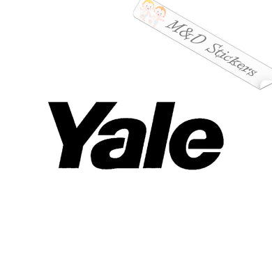 2x Yale Forklift Logo Vinyl Decal Sticker Different colors & size for Cars/Bikes/Windows