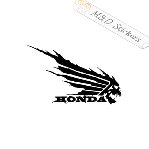 2x Honda Hell wings Vinyl Decal Sticker Different colors & size for Cars/Bikes/Windows