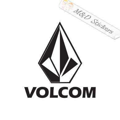 2x Volcom Logo Vinyl Decal Sticker Different colors & size for Cars/Bikes/Windows