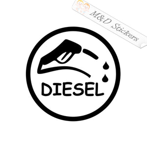 Diesel Only (4.5" - 30") Vinyl Decal in Different colors & size for Cars/Bikes/Windows