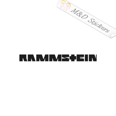 Rammstein Car Sticker Manche Führen Manche Folgen White (Sticker on the  outside) Official Band Merchandise Rear Window