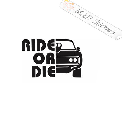 2x Fast & Furious Ride or Die Vinyl Decal Sticker Different colors & size for Cars/Bikes/Windows