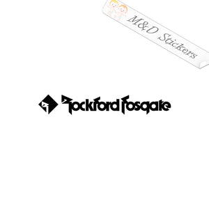2x Rockford Fosgate Vinyl Decal Sticker Different colors & size for Cars/Bikes/Windows