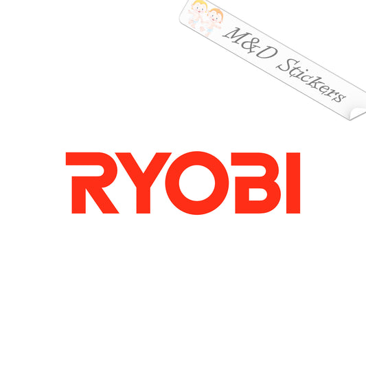 2x Ryobi Logo Vinyl Decal Sticker Different colors & size for Cars/Bikes/Windows