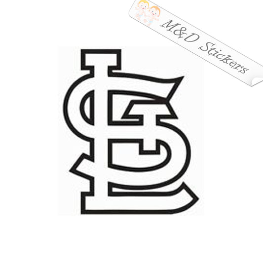 2x St. Louis Cardinals logo Vinyl Decal Sticker Different colors & size for Cars/Bikes/Windows