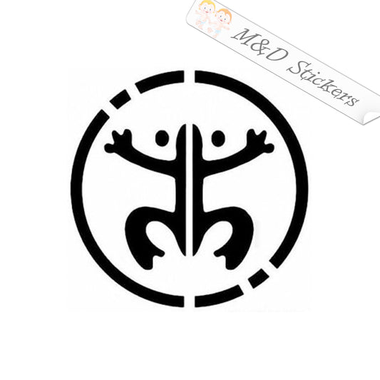 2x Coqui Frog Puerto Rico Vinyl Decal Sticker Different colors & size for Cars/Bikes/Windows