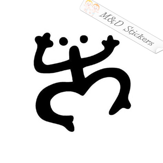 2x Coqui Frog Puerto Rico Vinyl Decal Sticker Different colors & size for Cars/Bikes/Windows