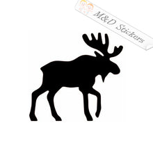 2x Moose Vinyl Decal Sticker Different colors & size for Cars/Bikes/Windows