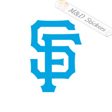 2x San Francisco Giants Vinyl Decal Sticker Different colors & size for Cars/Bikes/Windows