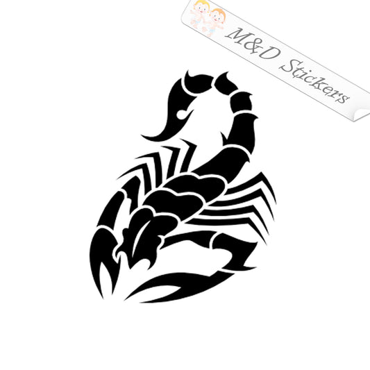 2x Scorpio Vinyl Decal Sticker Different colors & size for Cars/Bikes/Windows