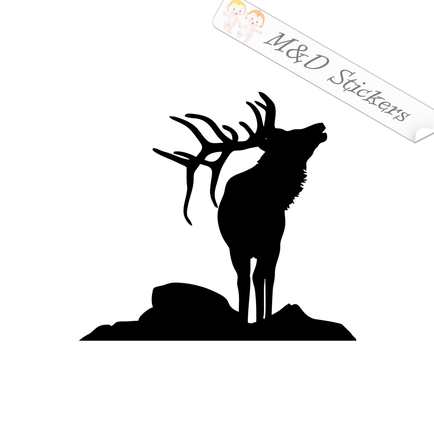 Deer Hunting Decal Set of 2