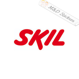 2x Skil Logo Vinyl Decal Sticker Different colors & size for Cars/Bikes/Windows