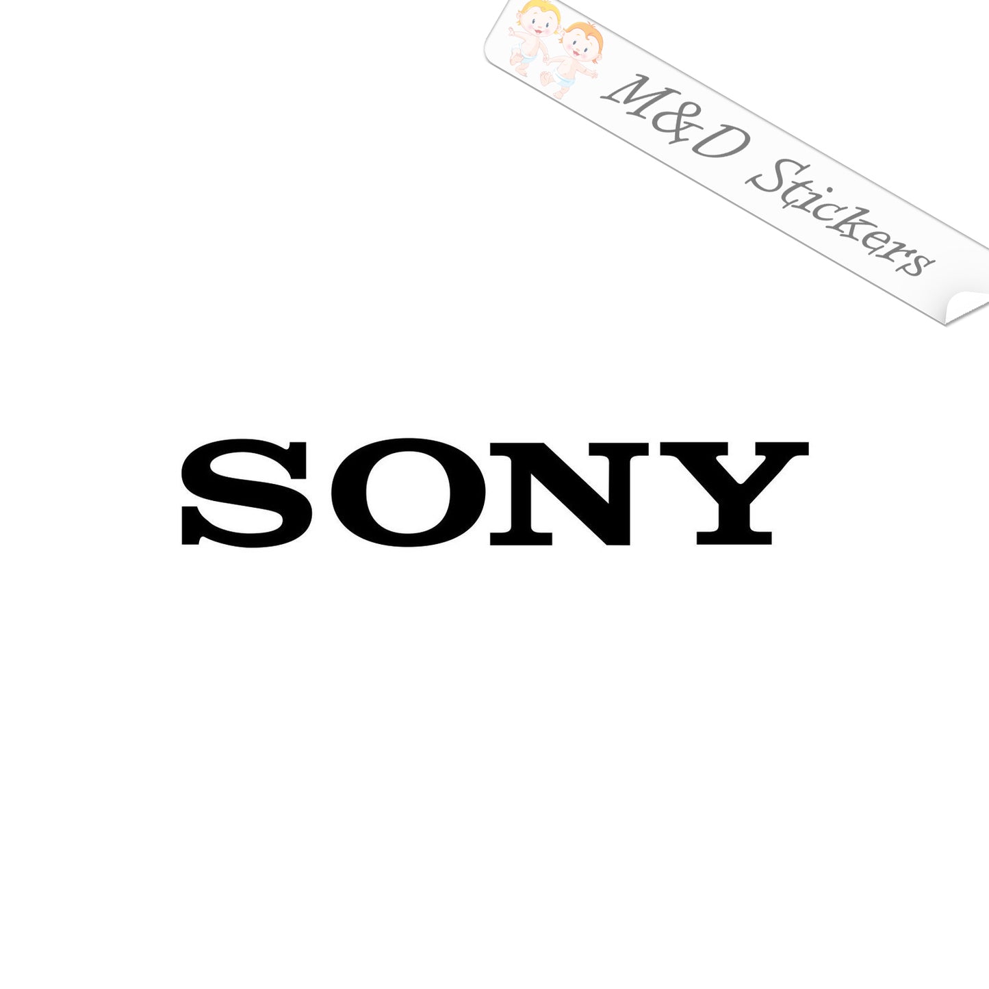 2x Sony Vinyl Decal Sticker Different colors & size for Cars/Bikes/Windows