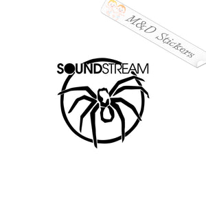 2x Soundstream Vinyl Decal Sticker Different colors & size for Cars/Bikes/Windows