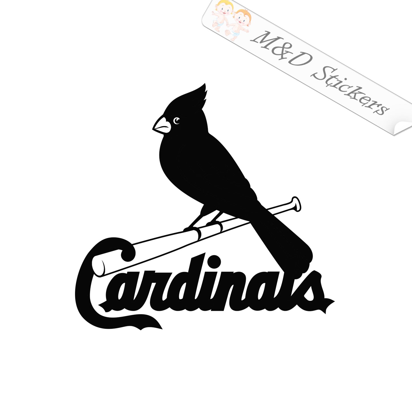 2x St. Louis Cardinals logo Vinyl Decal Sticker Different colors & size for Cars/Bikes/Windows