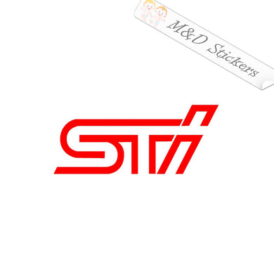 2x STI Subaru Vinyl Decal Sticker Different colors & size for Cars/Bikes/Windows