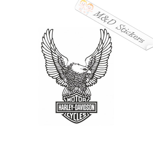 Harley-Davidson Eagle Logo (18" - 36") Vinyl Decal Sticker Different colors & size for Cars/Bikes/Windows