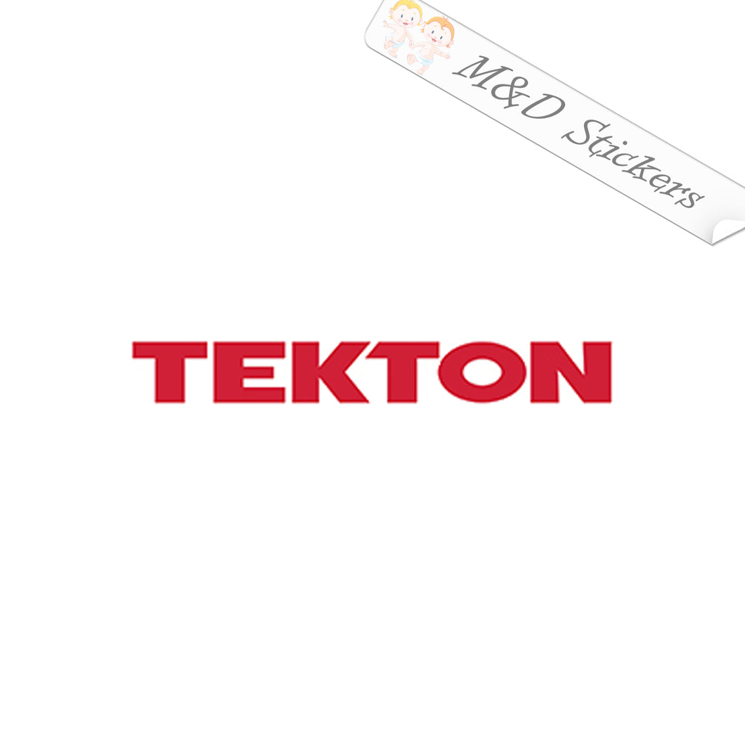 2x Tekton tools Logo Vinyl Decal Sticker Different colors & size for Cars/Bikes/Windows