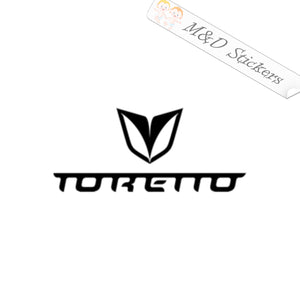2x Toretto Scooter Logo Vinyl Decal Sticker Different colors & size for Cars/Bikes/Windows