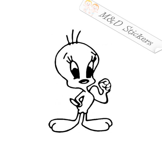 Tweety Bird Looney Tunes Character (4.5" - 30") Vinyl Decal in Different colors & size for Cars/Bikes/Windows