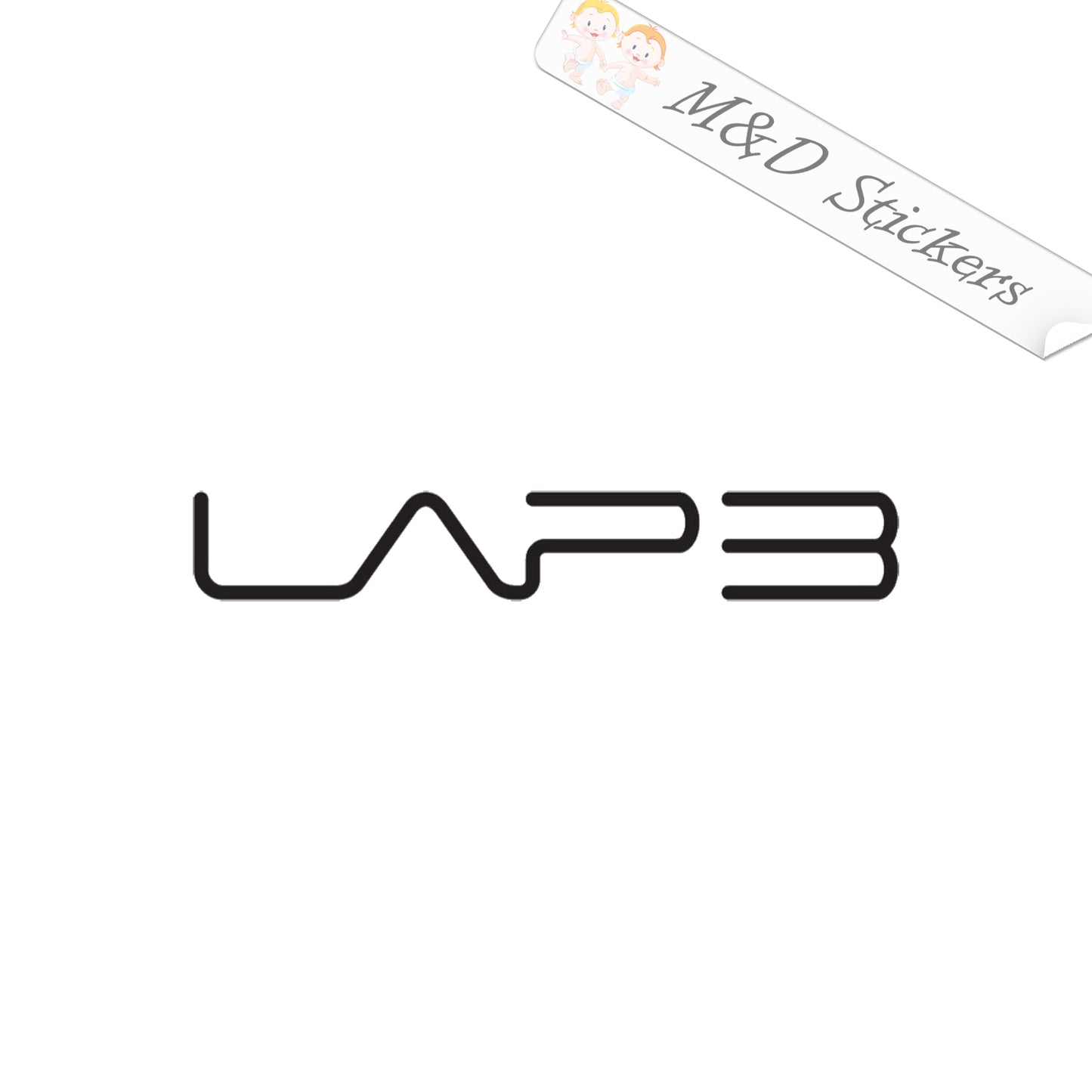 2x LAP3 Tuning Vinyl Decal Sticker Different colors & size for Cars/Bikes/Windows