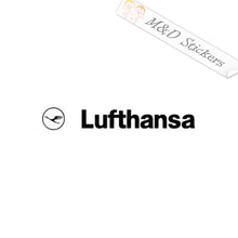 2x Lufthansa airlines Logo Vinyl Decal Sticker Different colors & size for Cars/Bikes/Windows